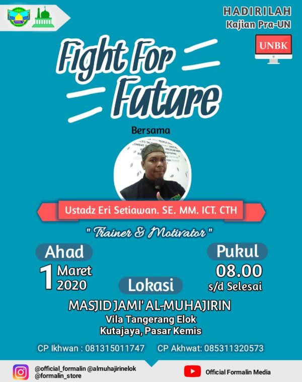 Kajian Pra UN ( ujian nasional ) Masjid Jami' Al Muhajirin